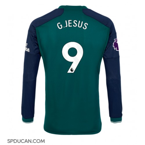 Muški Nogometni Dres Arsenal Gabriel Jesus #9 Rezervni 2023-24 Dugi Rukav